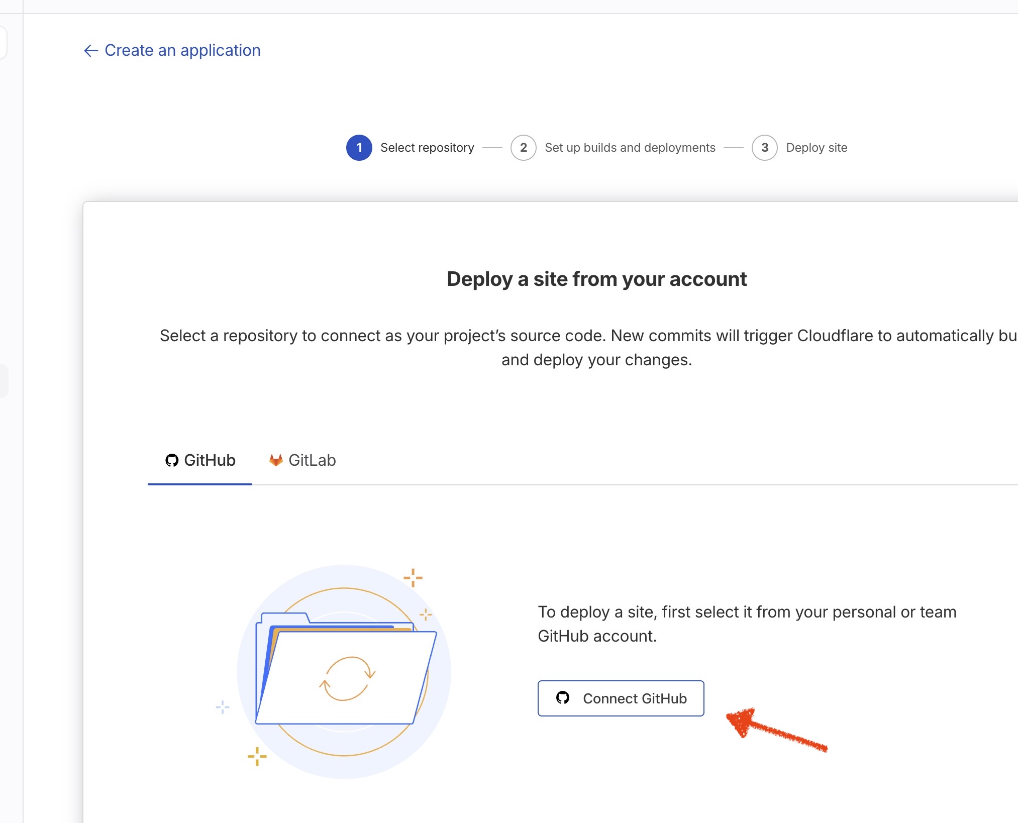 Connect GitHub